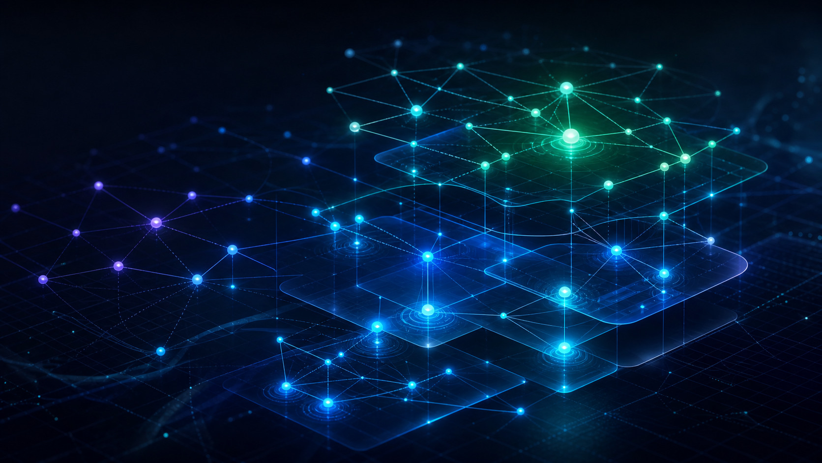 Abstract neural network and cognitive graph infrastructure visual